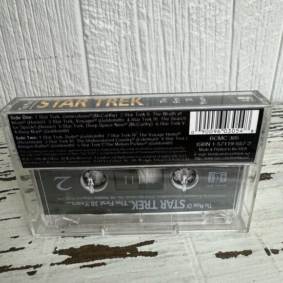 The Music of Star Trek Vintage Cassette Tape The First Thirty Years Soundtrack - Picture 2 of 6
